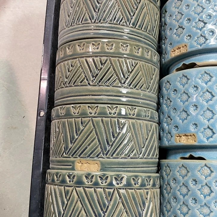 七里烧花盆3-7-454口径9