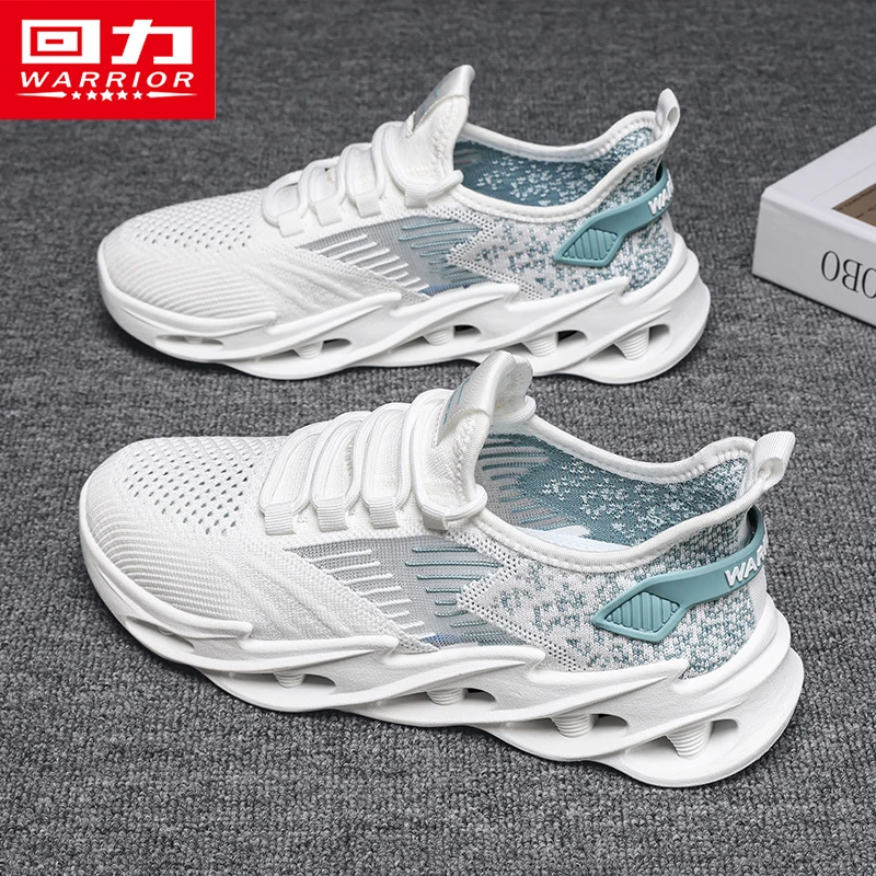 回力男鞋网面鞋2025夏季新款透气轻便一脚蹬软底百搭潮流跑步鞋子