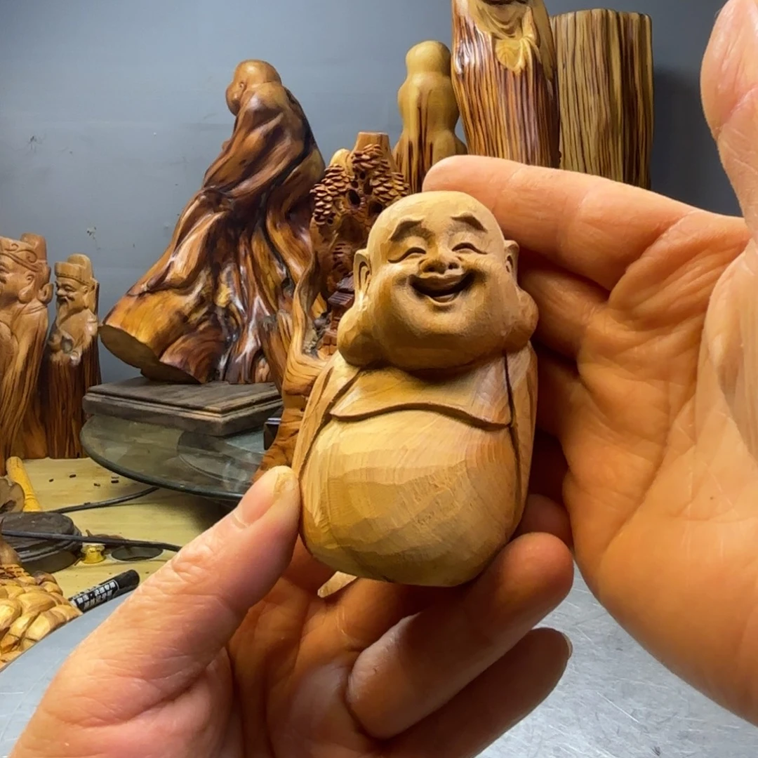 食***人柏木（崖柏）崖柏摆件666666666