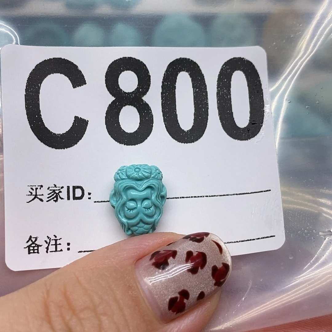 未镶嵌绿松石绿松石配饰定制