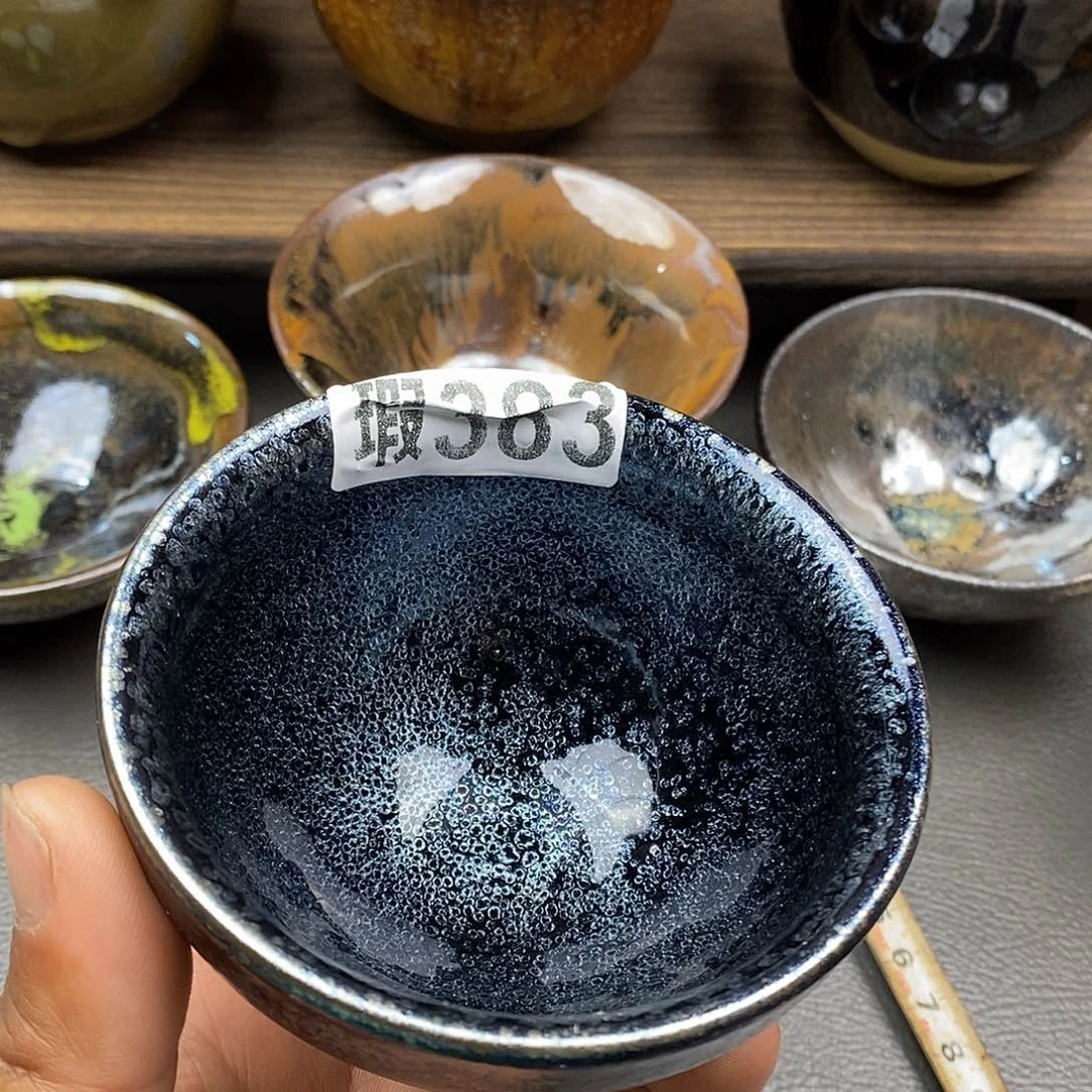 茶盏微瑕建盏主人杯子