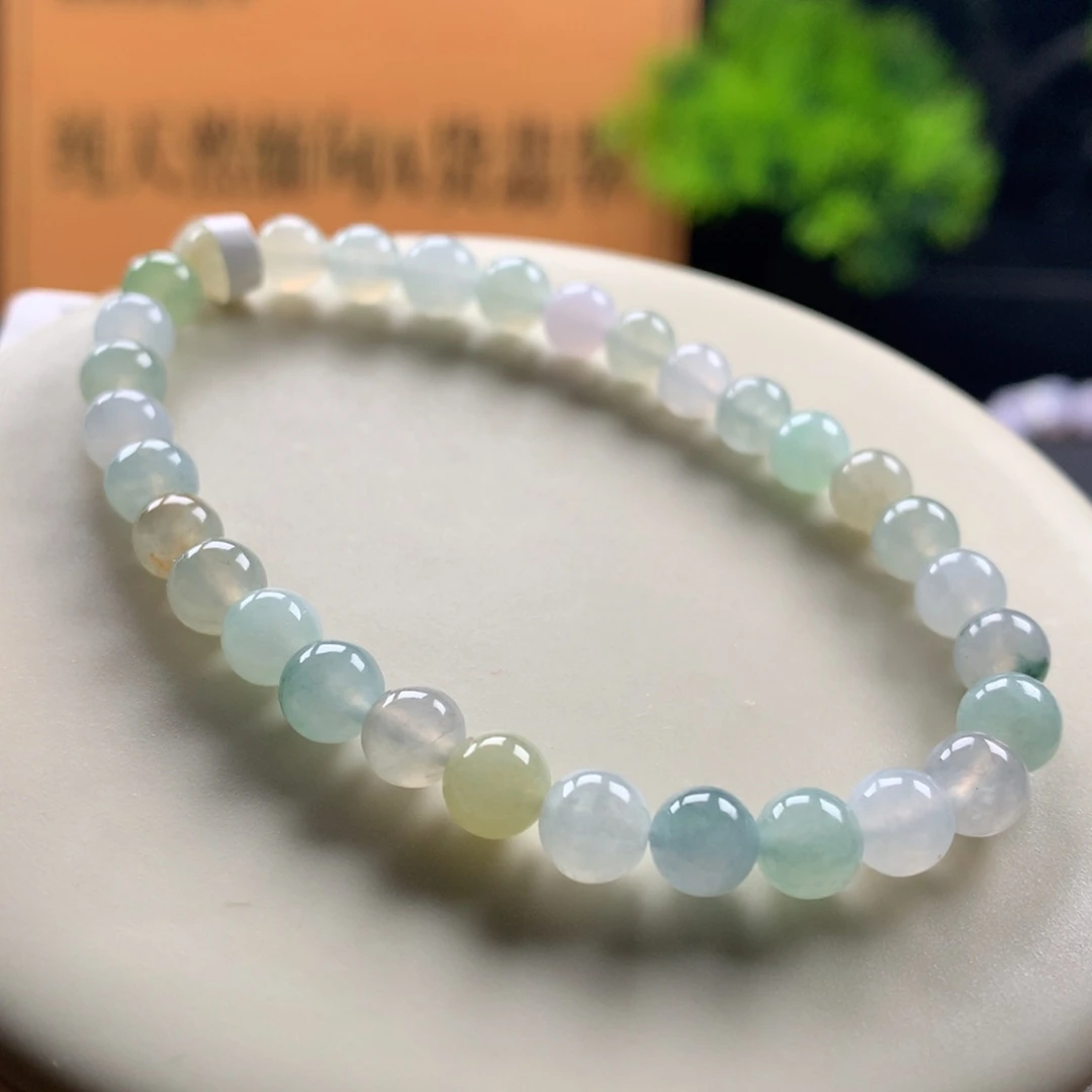 翡翠未镶嵌手链卡6