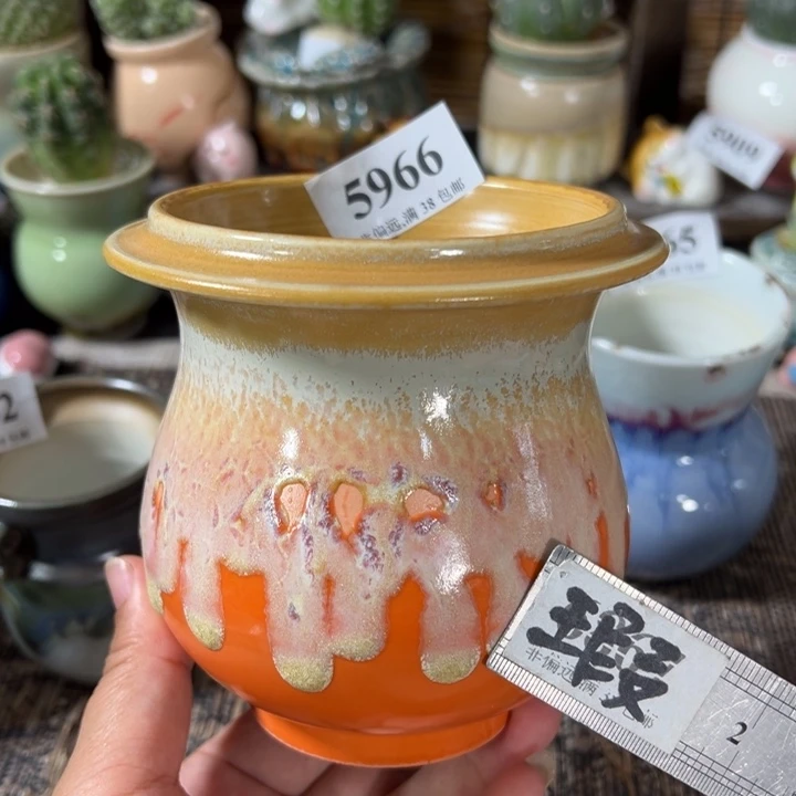 口8高11 手工花盆满30包邮