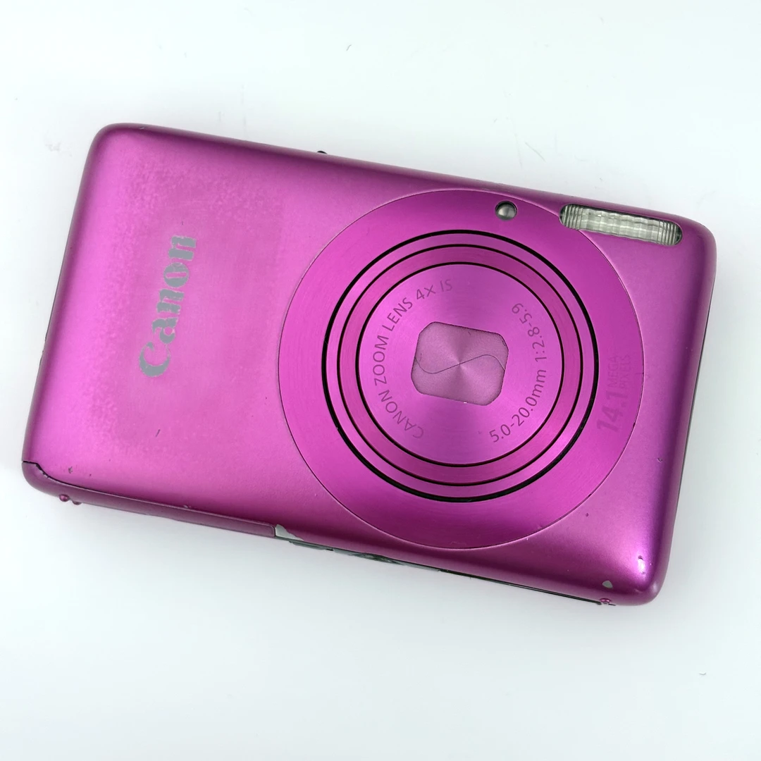 9新 Canon/佳能 ixus130紫色1410万像素4倍光学变焦数码相机