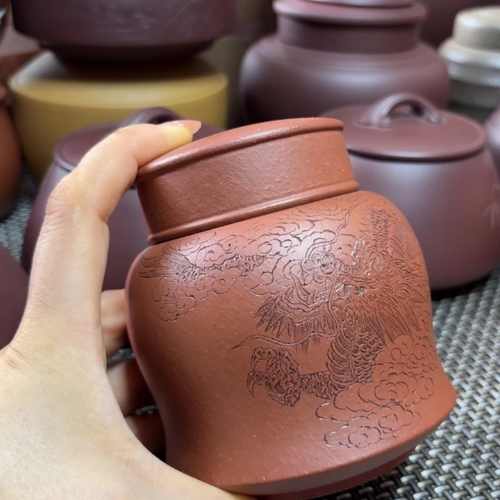 紫砂茶叶罐中高端紫砂茶叶罐