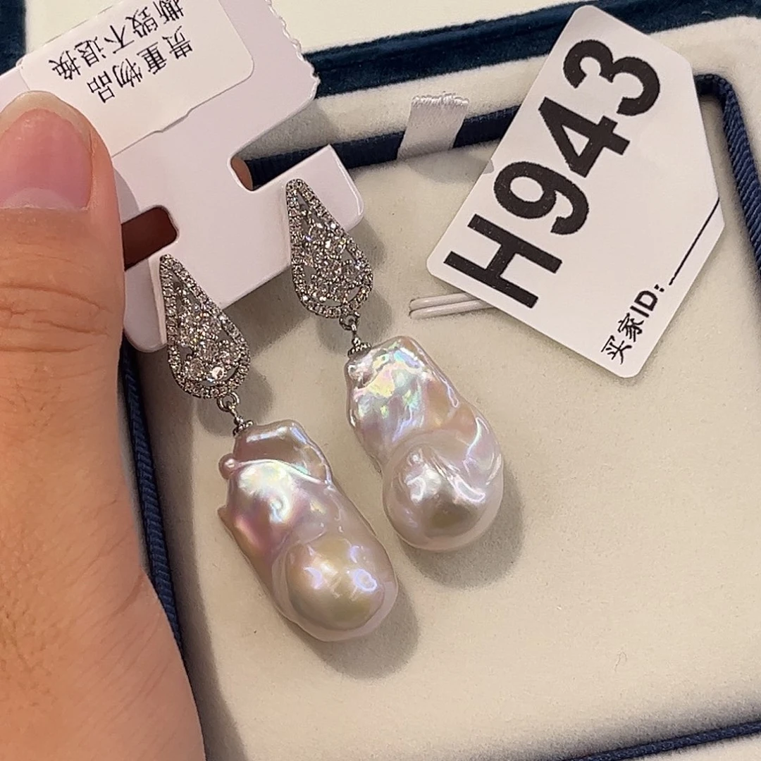 合金耳饰淡水珍珠