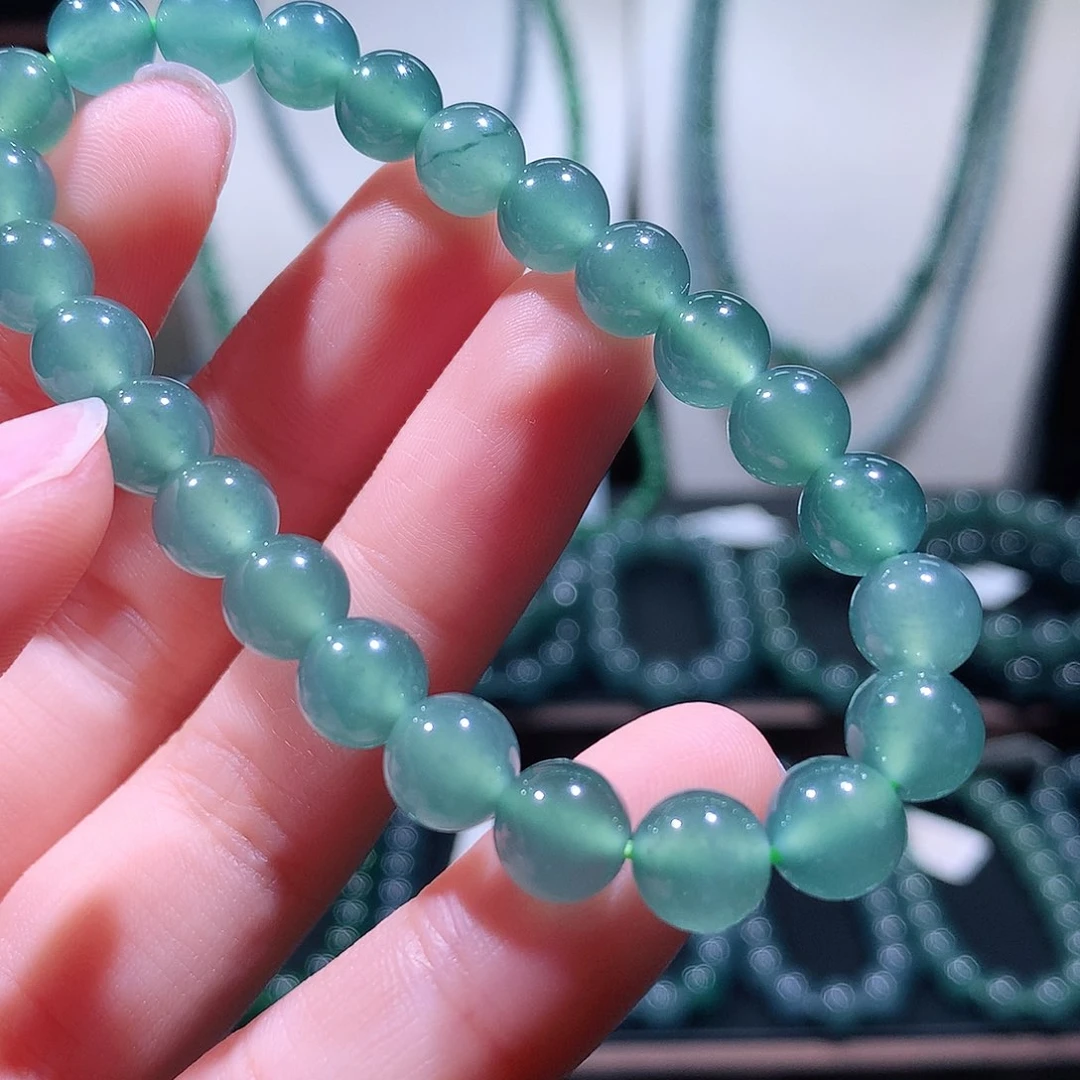 未镶嵌手链翡翠天然a货翡翠手串8