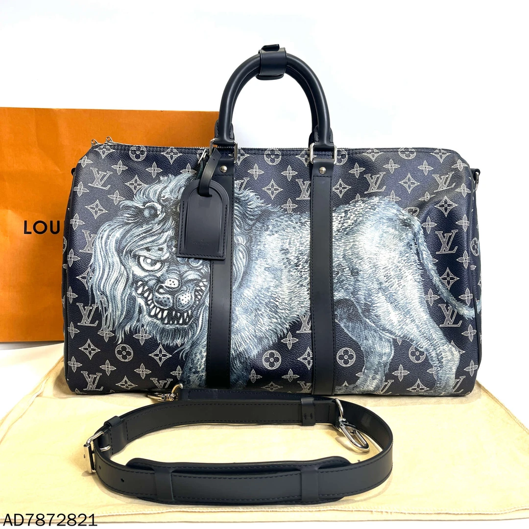95新 LouisVuitton/路易威登 keepall动物园系列旅行包 AD7872821