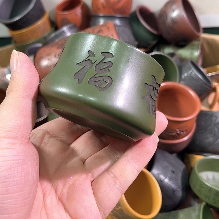 茶杯紫砂全手工紫砂主人杯