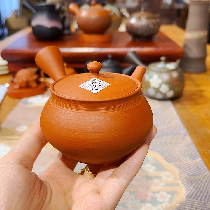 玉光常滑烧朱泥130毫升侧把