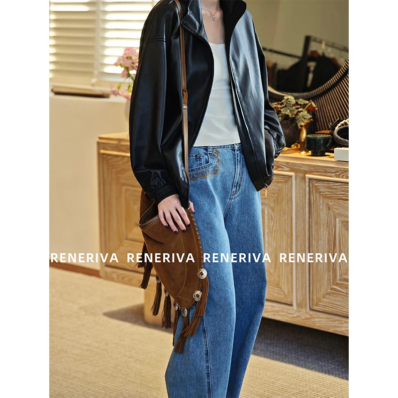 ReneRiva买手店 Riva 新西兰进口立领夹克外套