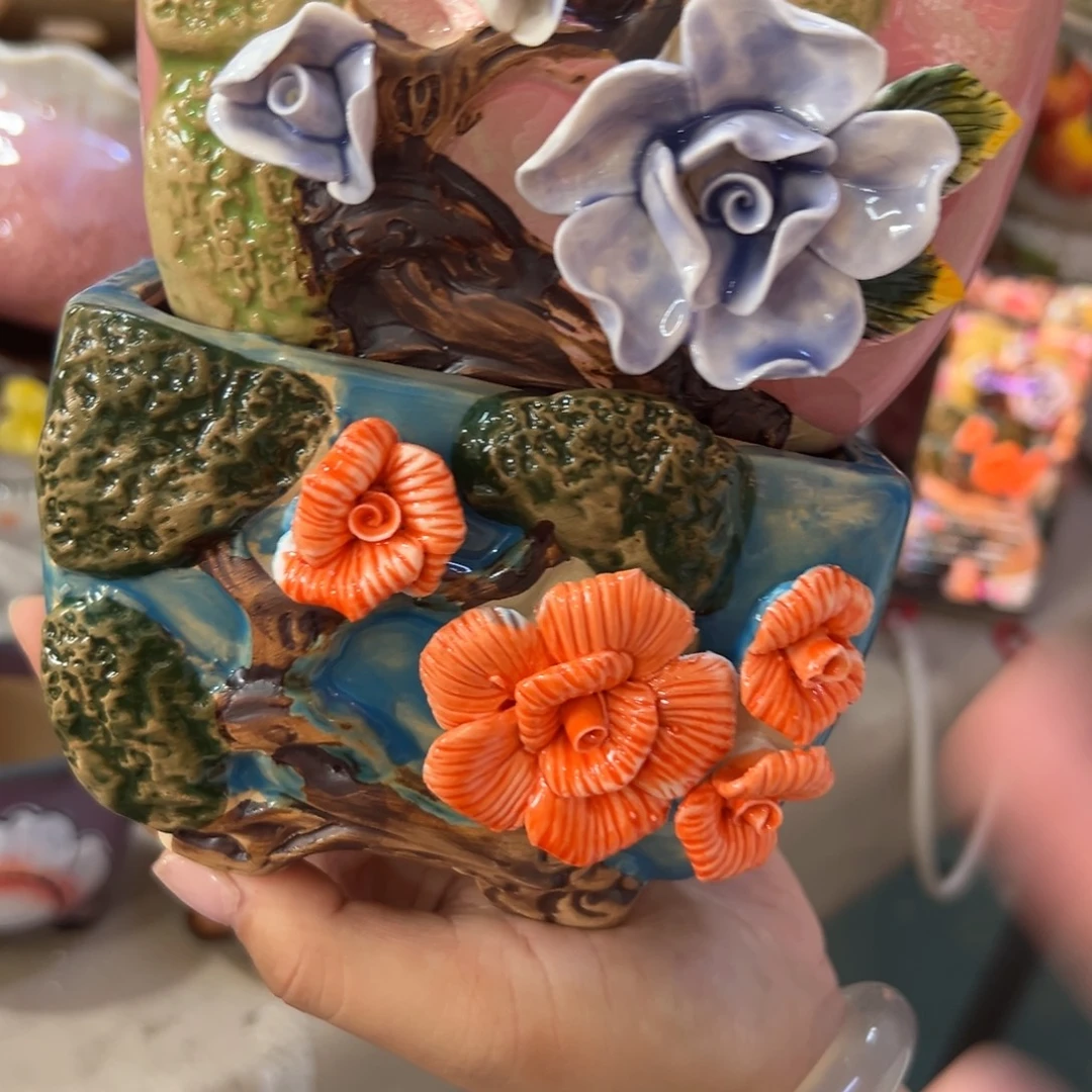 满20米秒退拉黑花盆