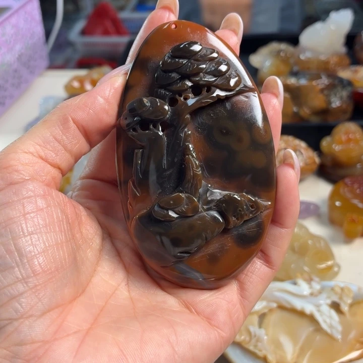 未镶嵌颈饰玛瑙/玉髓