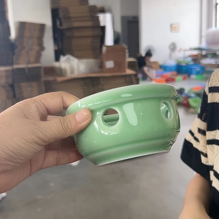 龙泉云间青瓷小米茶器