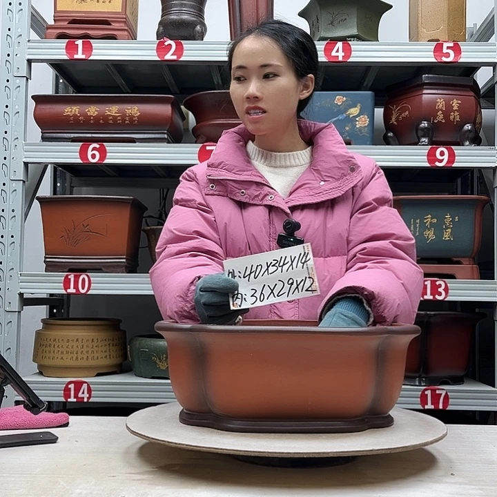 紫砂花盆紫砂花盆