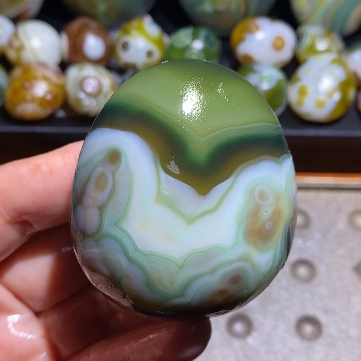 未镶嵌玛瑙/玉髓珠宝半成品15