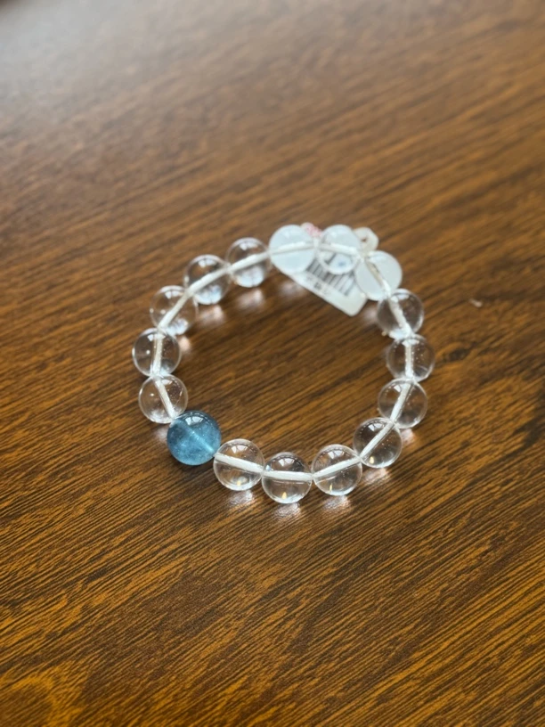 非金属珐琅手链 百搭时尚白蓝手串