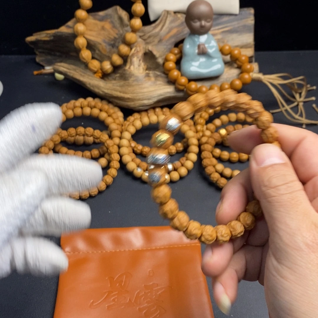 靓***生猴头核桃手串龙蛇四标