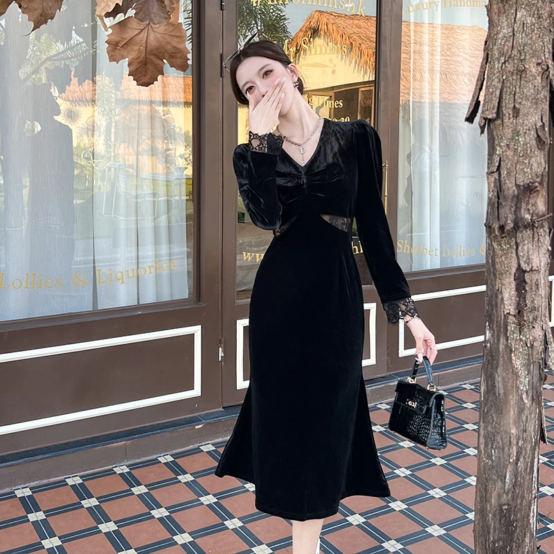 实拍 田姜女装 气质高品质连衣裙