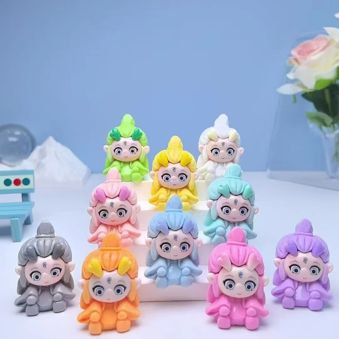 【双许愿+对对碰+九宫格】小龙太子diy饰品盲袋车载桌面小摆件
