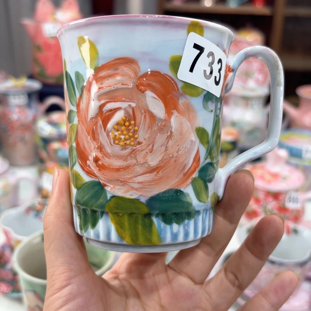 景德镇手绘高温釉下彩陶瓷茶具