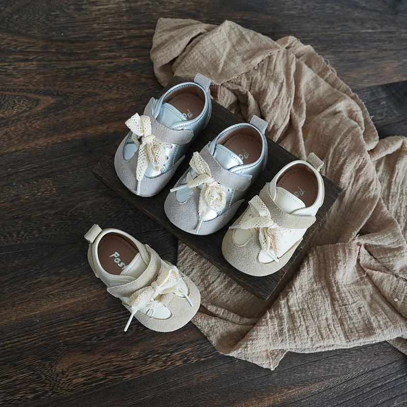 2812韩版女宝宝皮鞋耐磨软底学步鞋秋0-2岁5女童豆豆鞋小童休闲鞋