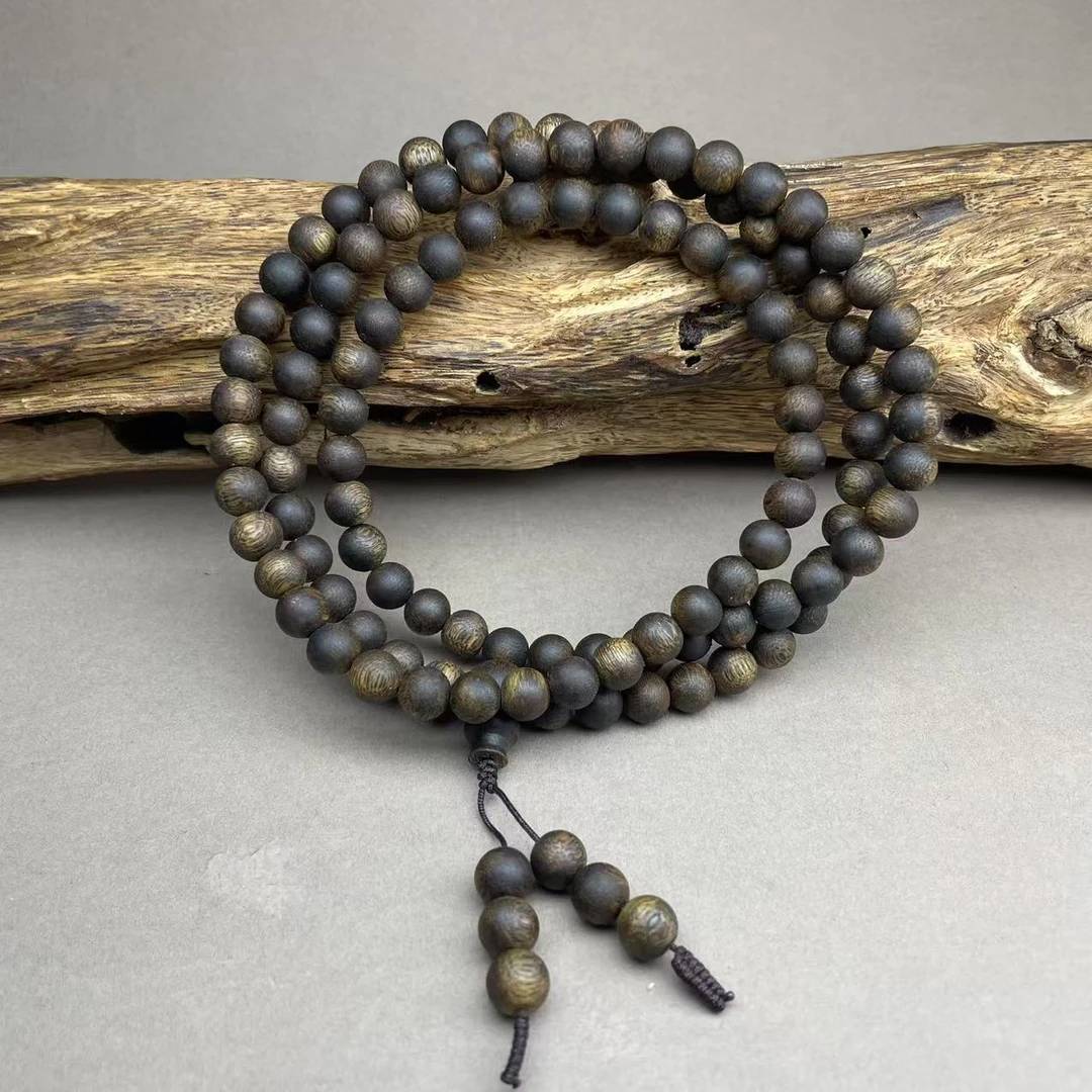 沉香【璟香丰】绿棋楠沉香8mm多圈高货 直播间实物为准 多样发其一