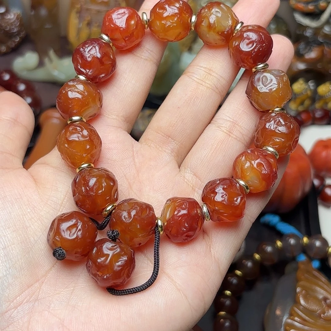 玛瑙/玉髓未镶嵌手链