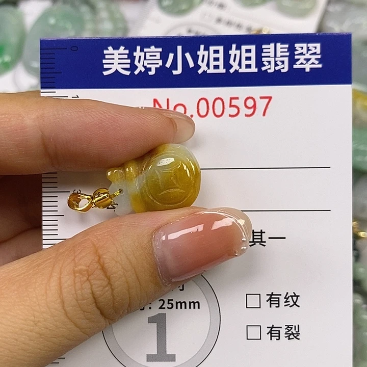 翡翠未镶嵌颈饰翡翠