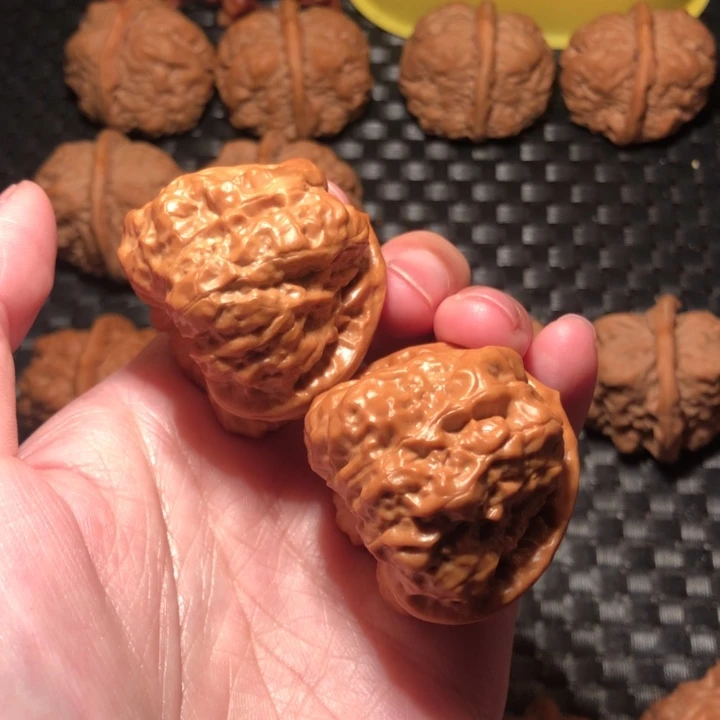 把件文玩核桃大腿三角蛙40