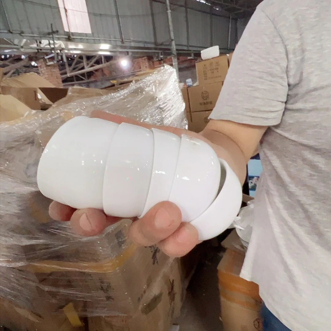 瓷片景德镇陶瓷玉泥功夫小茶杯6只