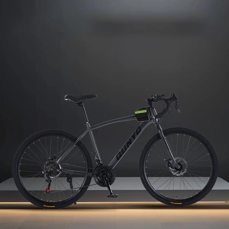 专业级别27速公路车新款弯把内走线全轴承男女通用骑行梁包配件G