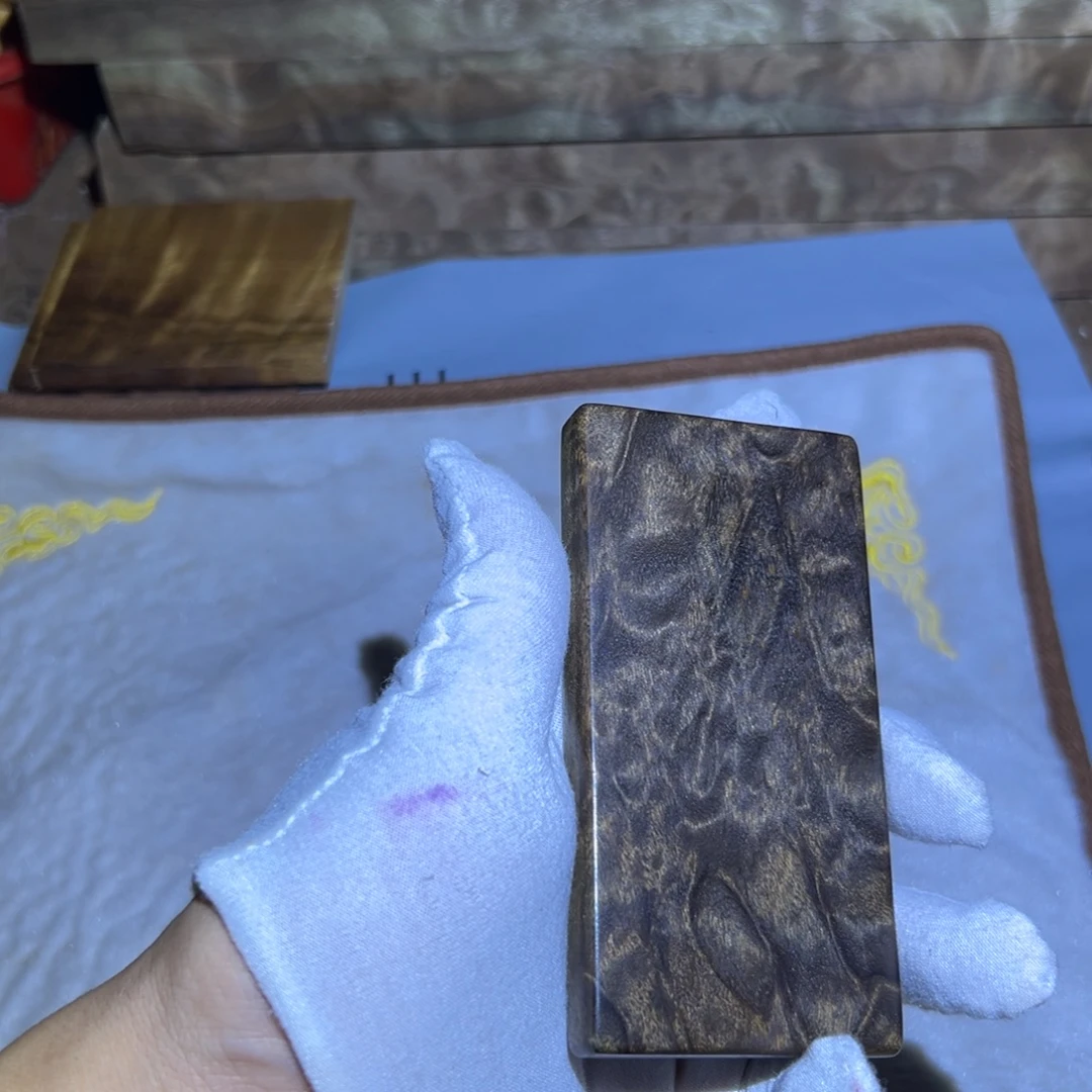 金丝楠金丝楠木高抛把玩牌