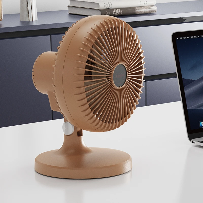 台式电风扇小型摇头空气循环扇电风扇桌面办公室学生宿舍加大家用