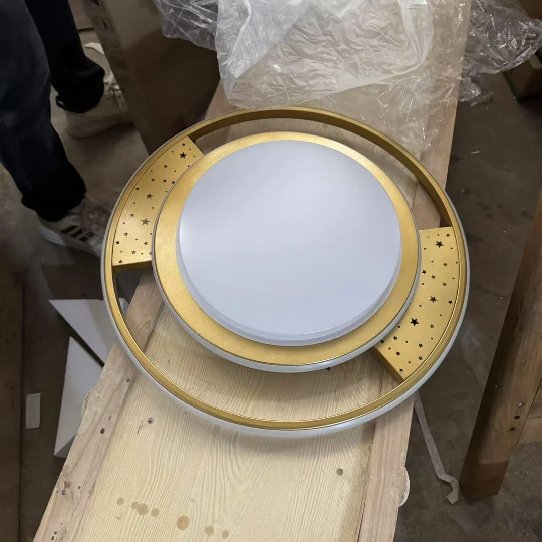 A02圆#50金60W#吸顶灯【不包安装】库存尾货（铁二）