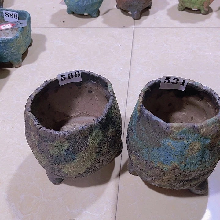 夜**?景德镇陶瓷花盆