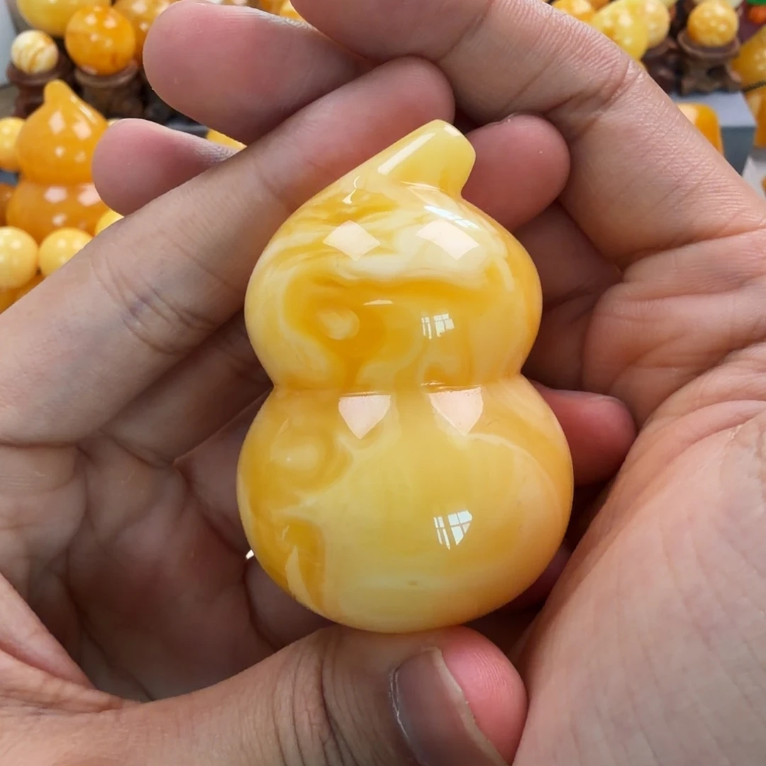 琥珀未镶嵌珠宝奇石46g