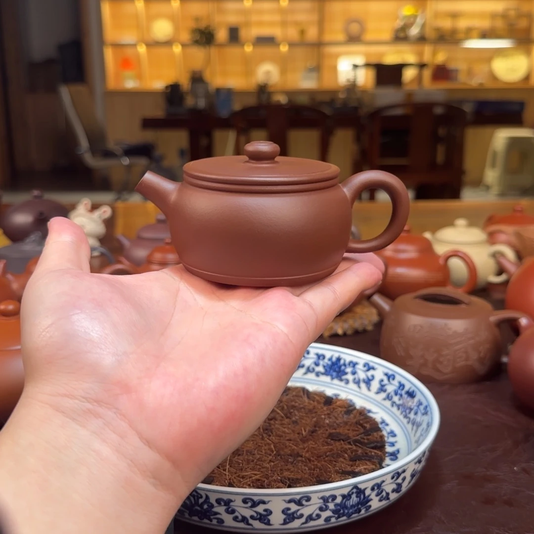 紫砂茶壶汉瓦紫砂壶