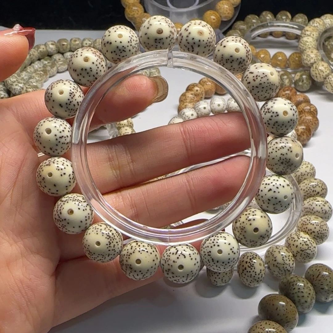 星月菩提吊坠孟**13圆珠海南原生态