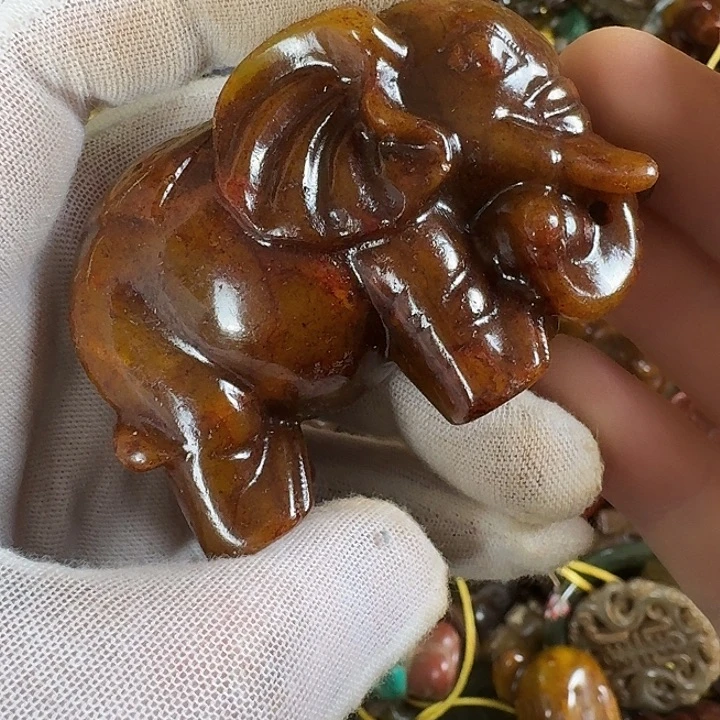 和田玉未镶嵌挂件