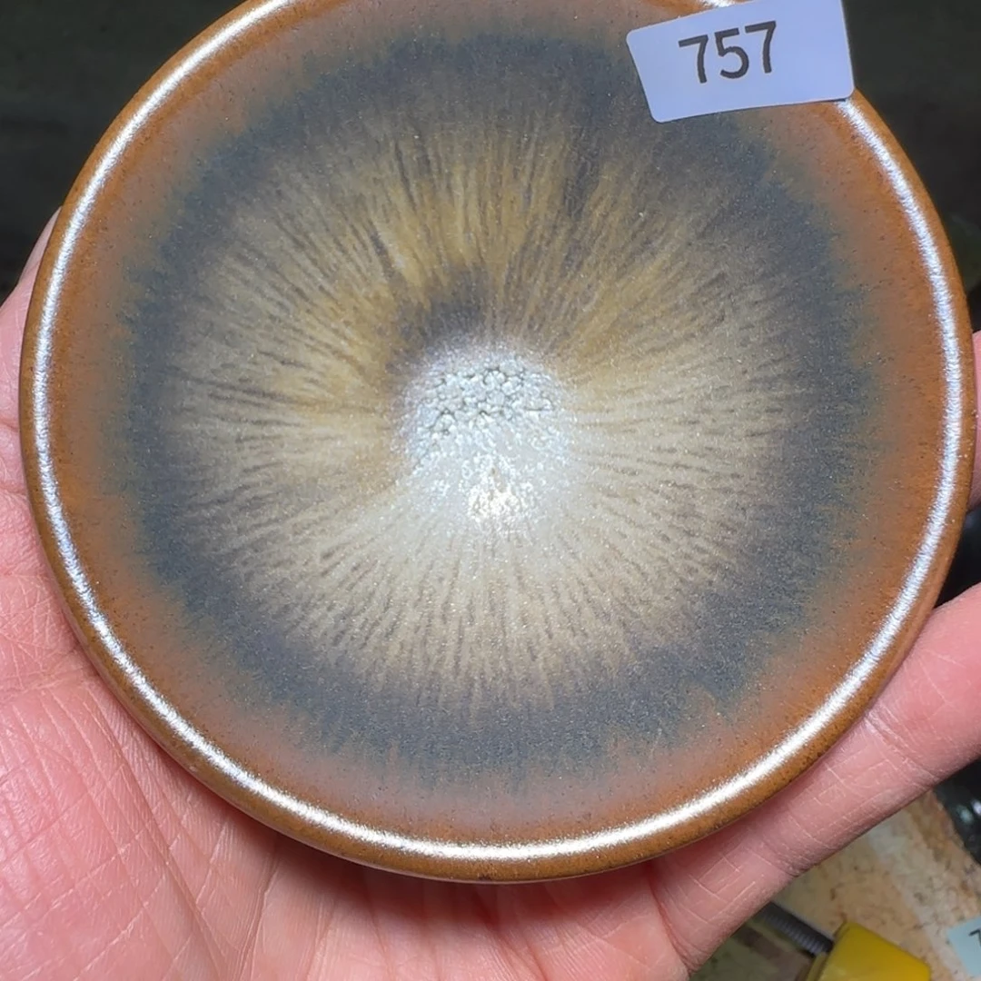 ****子柴烧建盏茶盏茶杯757
