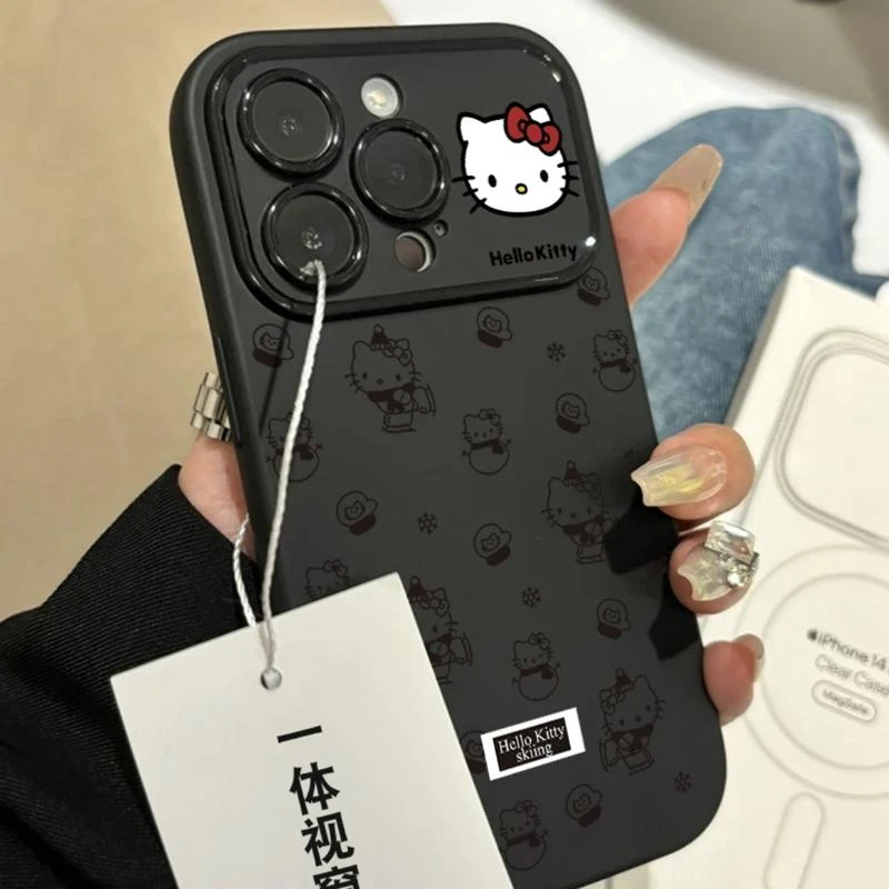 奥菲顿雪人凯蒂猫适用iPhone17新视窗16手机壳华为vivo小米15oppo