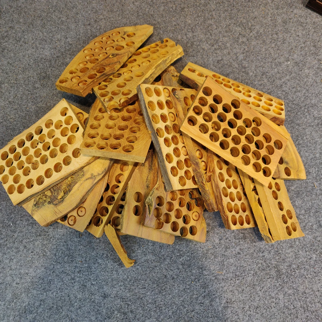 太行崖柏大块香料香板可当茶杯垫陈化黑油奶香（一斤装）