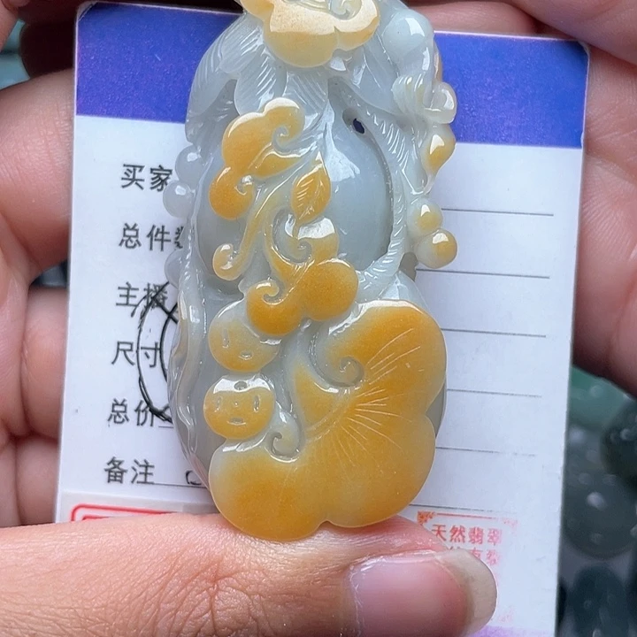 翡翠颈饰未镶嵌吊坠