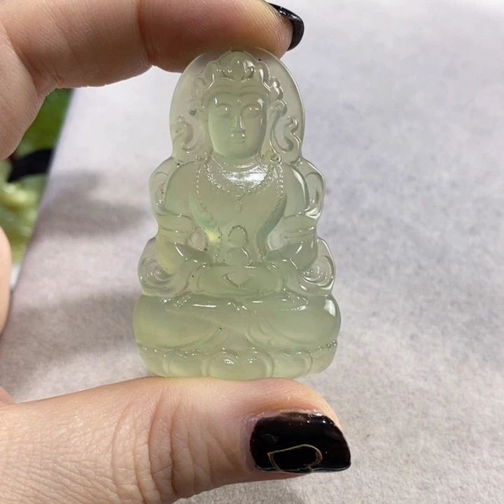 未镶嵌岫玉挂件吊坠