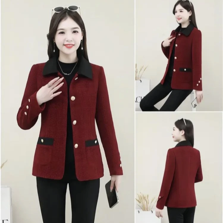 时尚气质百搭小香风春秋外套新款洋气减龄韩版上衣