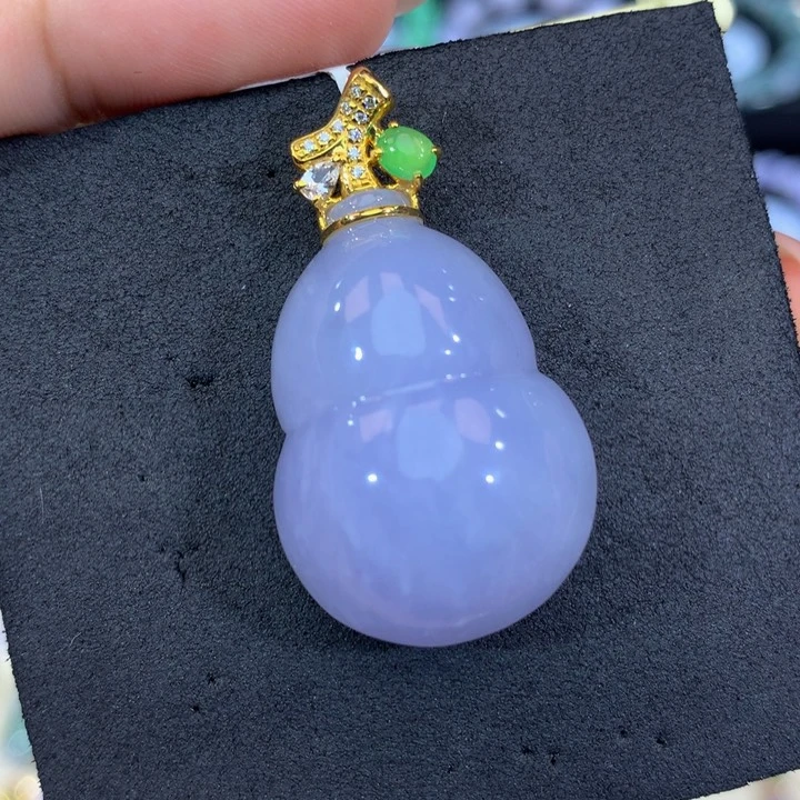 18K金镶嵌手链翡翠翡翠