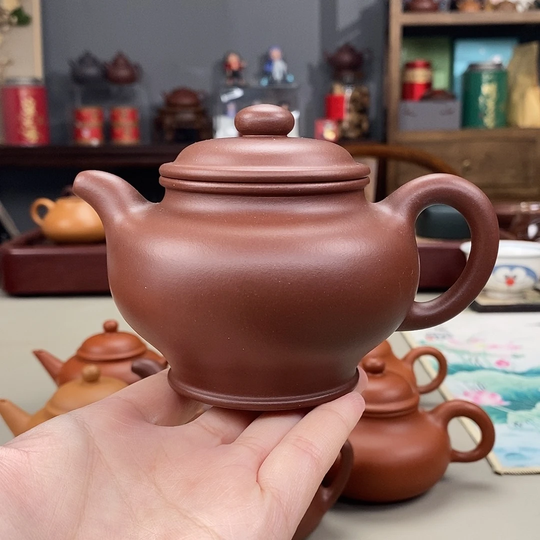 茶壶紫砂黄龙源掇只半手250cc