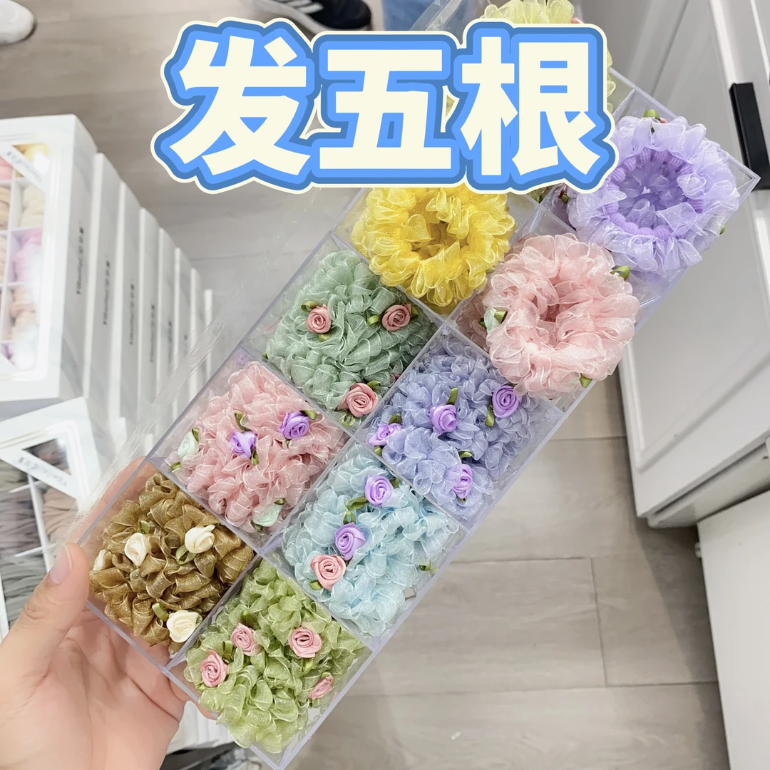 【YB-61211】 发5根成人大童儿童发圈可爱女童儿童配饰发绳发饰