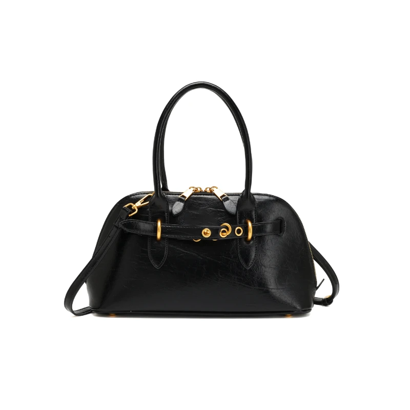 2024年新款轻奢百搭手提斜挎单肩包 1060-黑色 34*12*18cm